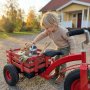 Trehjulssykkel for barn med tilhenger | Luftfylte dekk | Justerbart styre | 3 �r