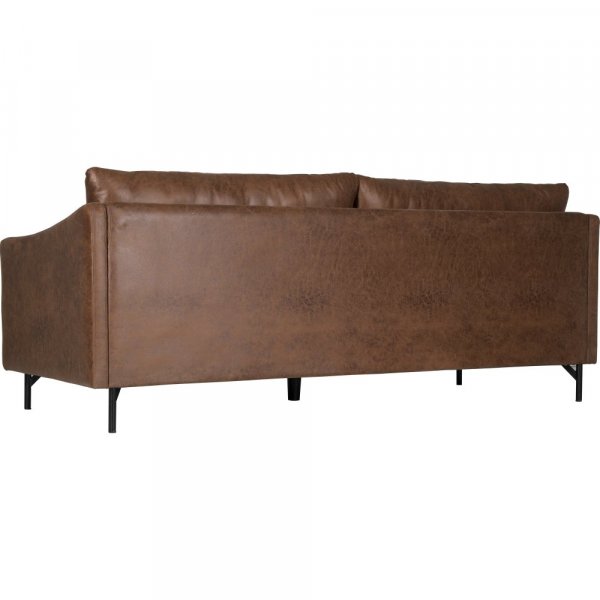 Vintage sofa 3-seter brun 223 cm Vintage sofa 3-seter brun 223 cm