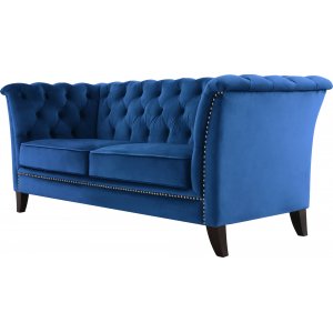 Sofa 2-seter Chesterfield blå - Milton Sofa 2-seter Chesterfield blå - Milton
