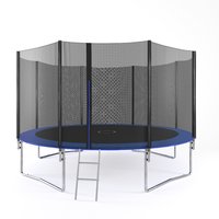 Trampoline med sikkerhetsnett - 425 cm