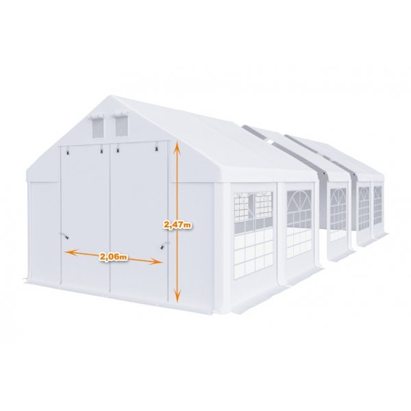 Partytelt i PVC - 4 x 70 m