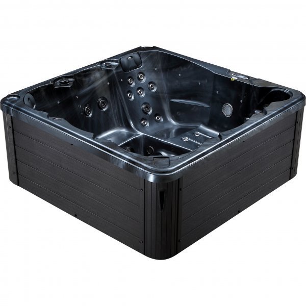 Boblebad for 5-6 personer Lucite® akryl, Gecko® sirkulasjonspumpe og Balboa® kontrollsystem 2026 - Poseidon Black Edition Boblebad for 5-6 personer Lucite® akryl, Gecko® sirkulasjonspumpe og Balboa® kontrollsystem 2026 - Poseidon Black Edition