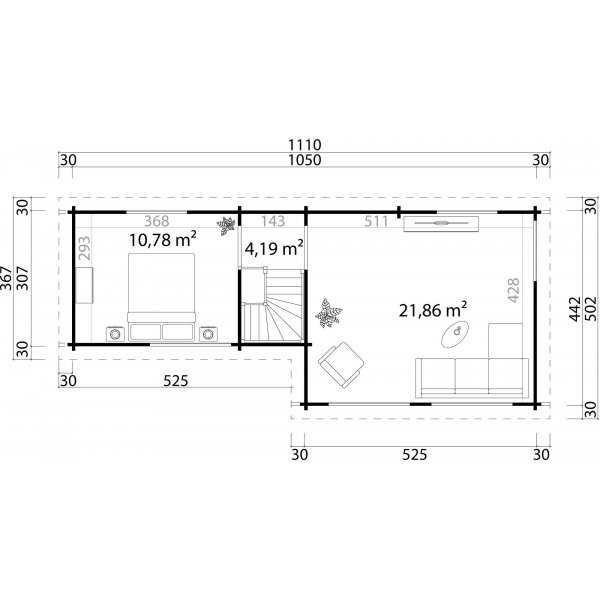 Feriehus Eleonor B - 80,7 m² Feriehus Eleonor B - 80,7 m²