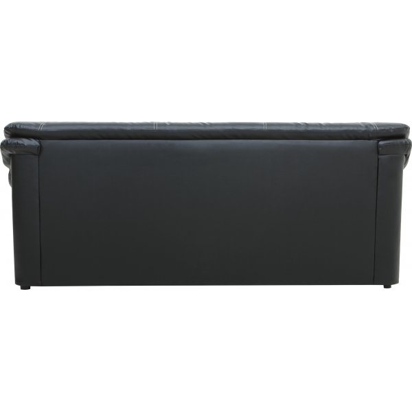 Dominic sofa 3-seter - Svart kunstskinn Dominic sofa 3-seter - Svart kunstskinn