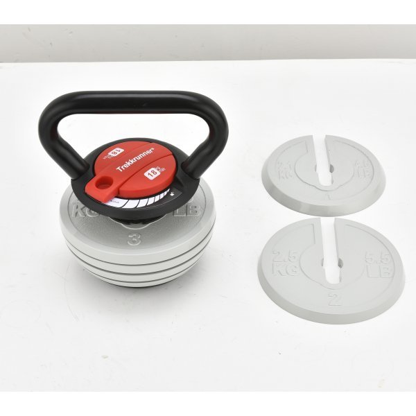 Justerbar kettlebell 3,4-18 kg | 7 vektnivåer Justerbar kettlebell 3,4-18 kg | 7 vektnivåer