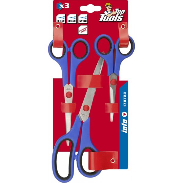 Sett med sakser, 3 deler