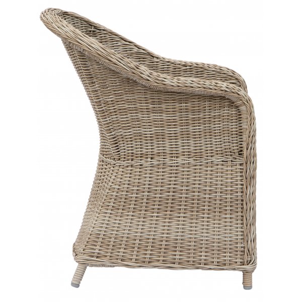 Balkongsett: 2 stoler og salongbord 80 cm