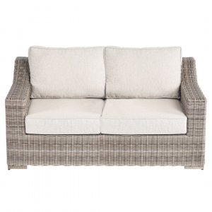 Hagesofa Natur 2-seter kunstrotting Hagesofa Natur 2-seter kunstrotting