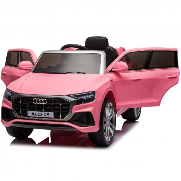Elbil for barn Audi Q8 2x35W 12V7Ah | Rosa