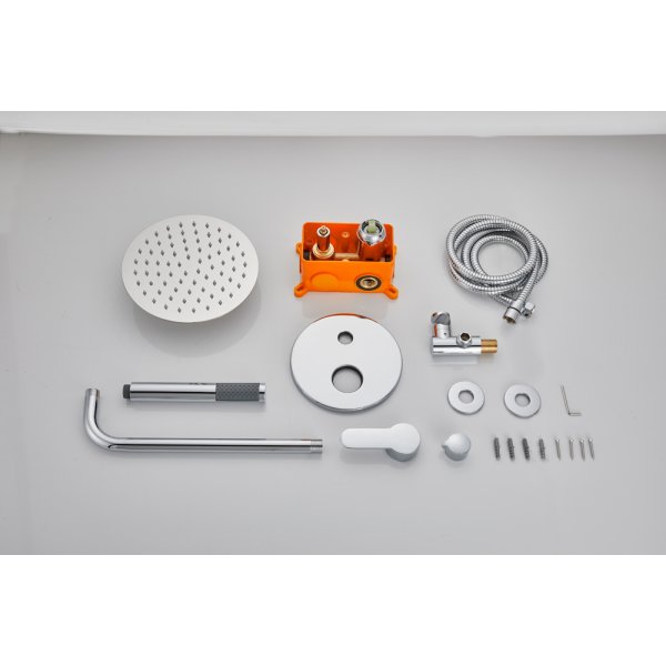 Dusjbatteri Violet - Krom