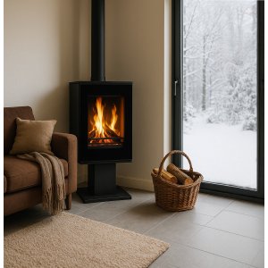 Vedovn 9 kW | Vedovn med glassfront | Rauma Vedovn 9 kW | Vedovn med glassfront | Rauma