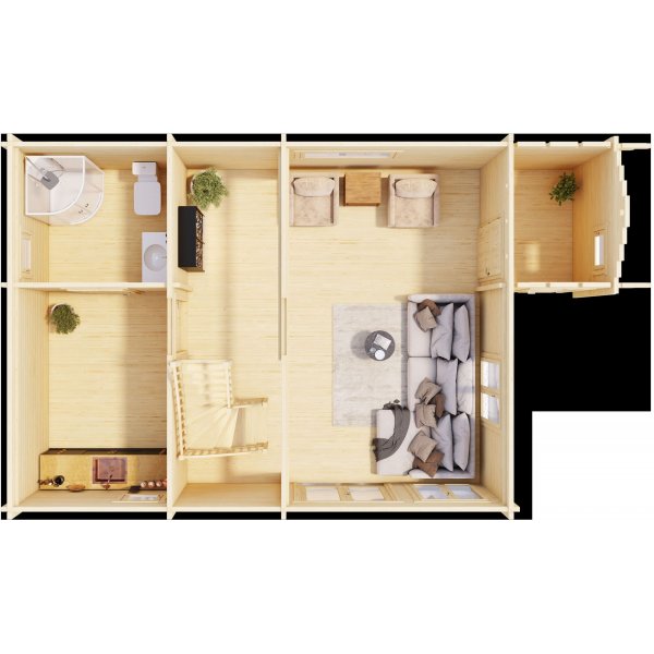 Feriehus Elliot C - 42,5 m² Feriehus Elliot C - 42,5 m²