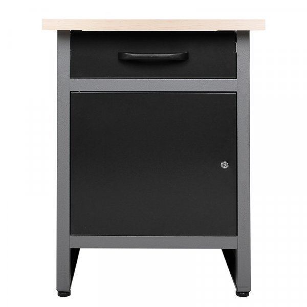 Garasje interi�r | St�lkonstruksjon | Veggskap & Arbeidsbenk | Gr�/svart