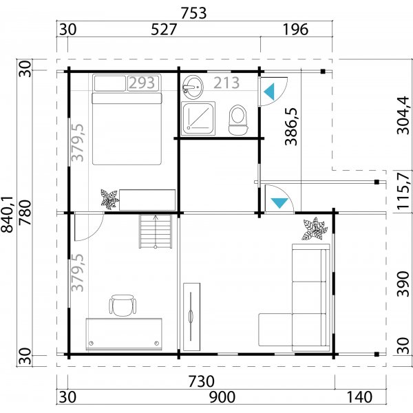 Feriehus Gustav - 60 m² Feriehus Gustav - 60 m²