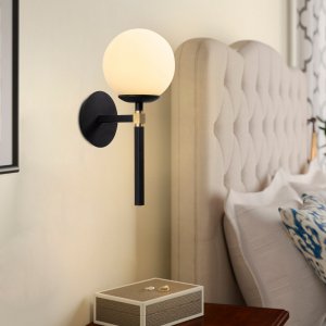 Gondol vegglampe 3041 - Sort/hvit Gondol vegglampe 3041 - Sort/hvit