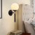 Gondol vegglampe 3041 - Sort/hvit Gondol vegglampe 3041 - Sort/hvit