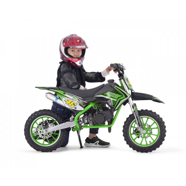 Minicross - Grnn + Reflekterende sele