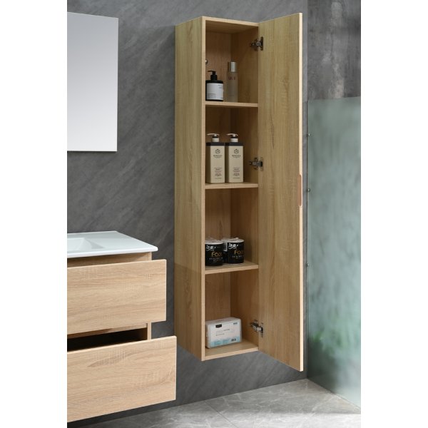 Baderomsmbler Honolulu 120 cm - Tre + 2.00 x Baderomskrok