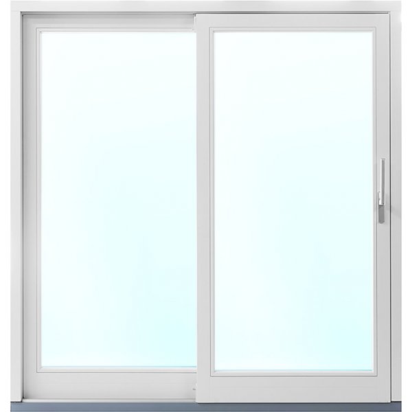 2-delt fasadeparti i tre med skyvedører - 3-lags glass + Drivreim 2-delt fasadeparti i tre med skyvedører - 3-lags glass + Drivreim