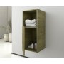 Mbelpakke Sorrento 75 - Naturfarget med speil- & sideskap