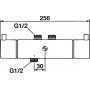 FM Mattsson Sikkerhetsbatteri for dusj (40 c/c), Garda Chrome - 9686-0000