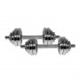Manualsett - Vekter og dumbbells i krom - 15 kg