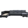 U-sofa Solna vendbar - 367 cm - mørk grå U-sofa Solna vendbar - 367 cm - mørk grå