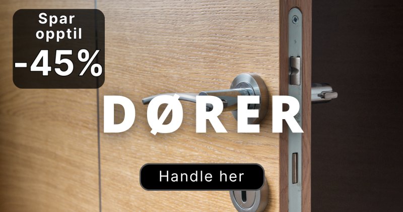 SALG på Dører - Black Friday SALG på Dører - Black Friday