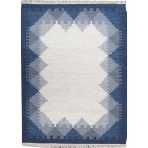 Kilim teppe Karlskrona - Bl� - 80x280 cm