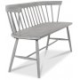 Sofa i heltre, gr�, 142 cm - Sandhamn