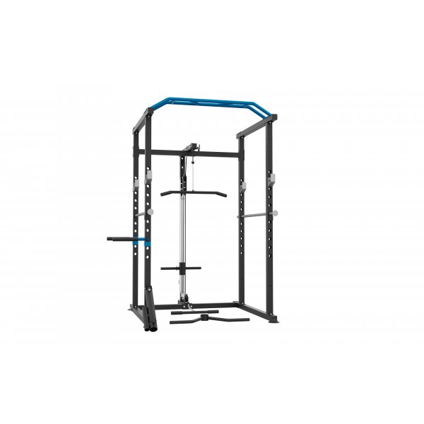 Power Rack hjemmegym 220 cm - Komplett treningsstasjon med 4 J-kroker