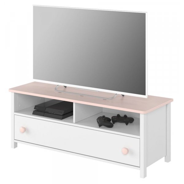 Stephany TV-stativ - Hvit/rosa Stephany TV-stativ - Hvit/rosa
