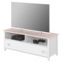 1 Stephany TV-stativ - Hvit/rosa