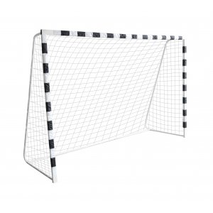 Fotballm�l hvitt 180 x 120 x 60 cm