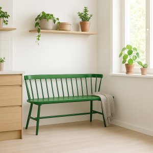 Grønn flettet sofa - Sandhamn Grønn flettet sofa - Sandhamn