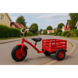 Trehjulssykkel - rød Trehjulssykkel - rød
