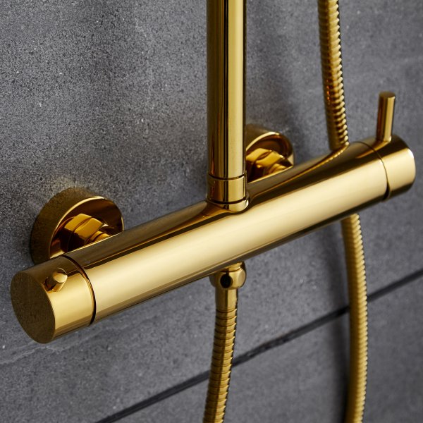 Komplett takdusjsett med h�nddusj | Messing