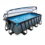 Basseng 4x2 m Premium + Tak & varmepumpe