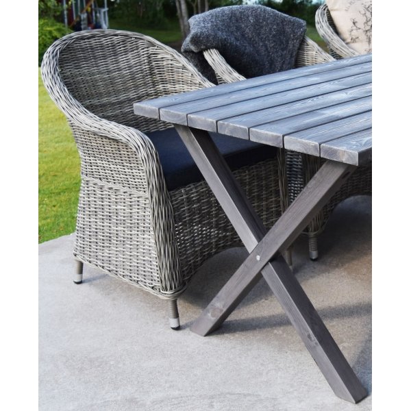 Scottsdale spisebord 150 cm - Grlasert