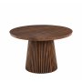 Crossby rundt spisebord uttrekkbart �120-200 cm - Valn�tt