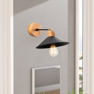 Magnat vegglampe N-620 - Sort/eik Magnat vegglampe N-620 - Sort/eik