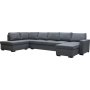 U-sofa Solna vendbar - 367 cm - mørk grå U-sofa Solna vendbar - 367 cm - mørk grå