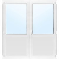 Dobbel balkongdør PVC 3-lags - Innadslående - U-verdi 0,96 Dobbel balkongdør PVC 3-lags - Innadslående - U-verdi 0,96