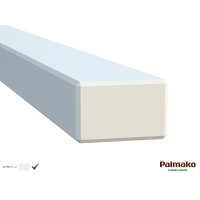 Stolpe til altanrekkverk - 45x90x1200 mm - Hvit Stolpe til altanrekkverk - 45x90x1200 mm - Hvit