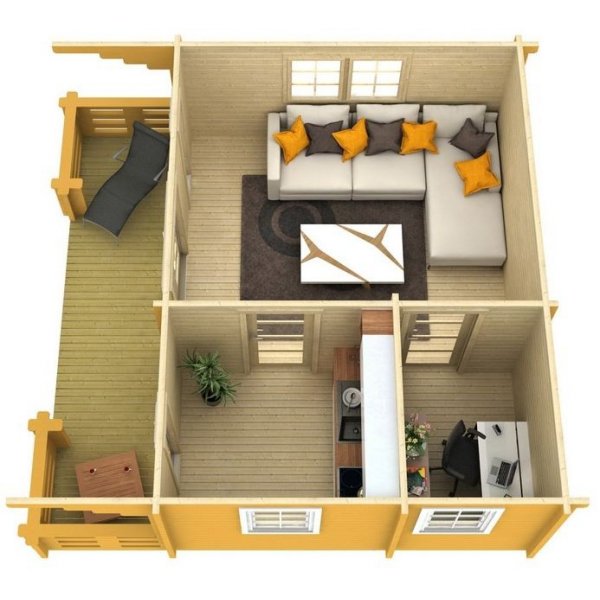 Maja fritidshus - 33 m² Maja fritidshus - 33 m²