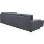 U-formet sovesofa Dream med oppbevaring - 299 cm - m�rkegr�