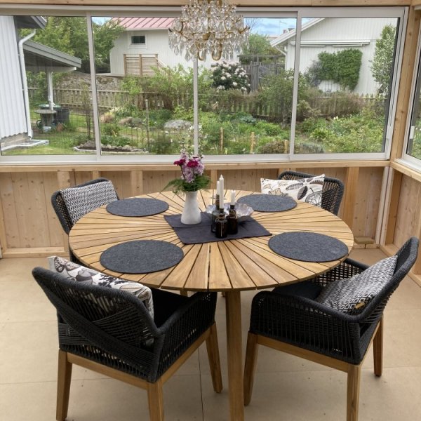 Utendørs spisegruppe | 6 seter | Akasietre | Florida Utendørs spisegruppe | 6 seter | Akasietre | Florida