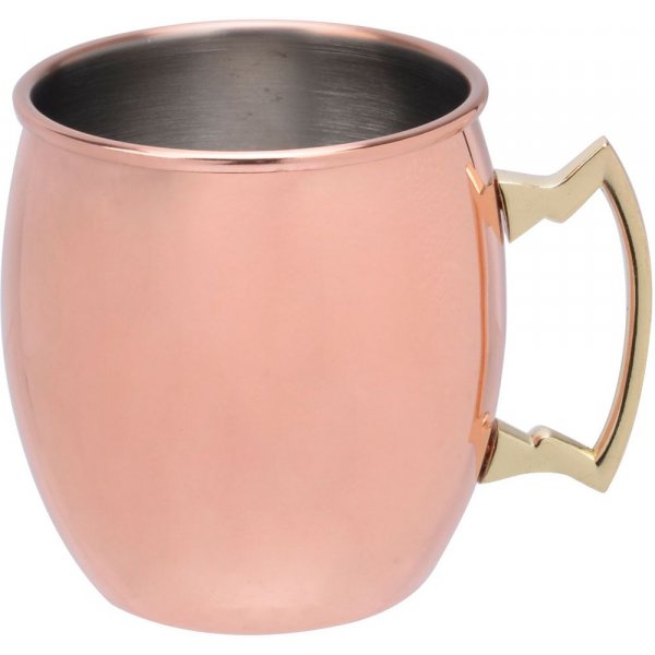 Kaffekopp i kobber og messing