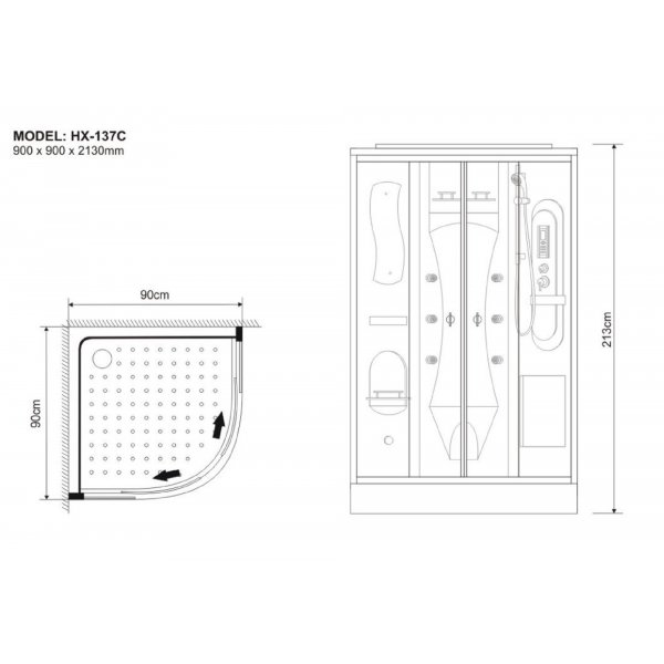 Dusjkabinett Geraldine Dusjkabinett Geraldine