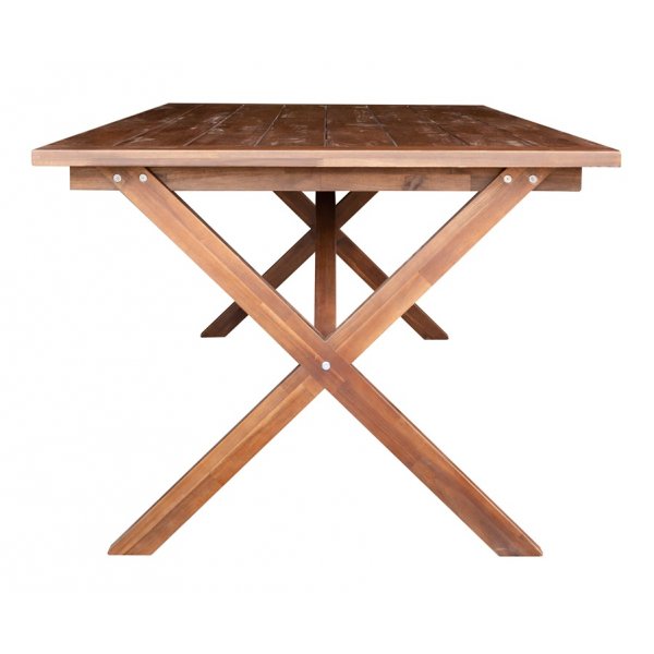 Utebord Oxford 220 cm - Brunlasert + Tekstilimpregnering for utemøbler Utebord Oxford 220 cm - Brunlasert + Tekstilimpregnering for utemøbler